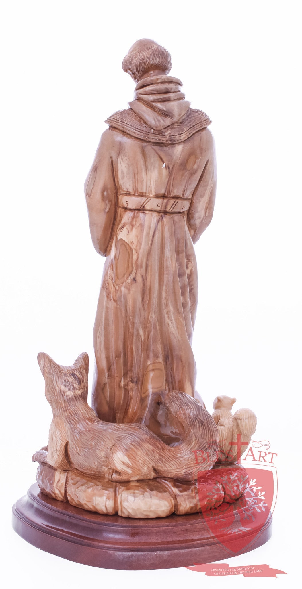 St. Frances with animals, Size: 6.5" 6" 13.5" / 35 CM