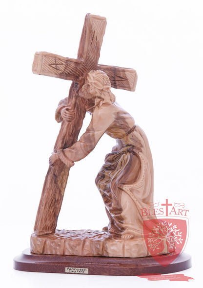 Jesus carrying the cross, museum quality, multiple sizes