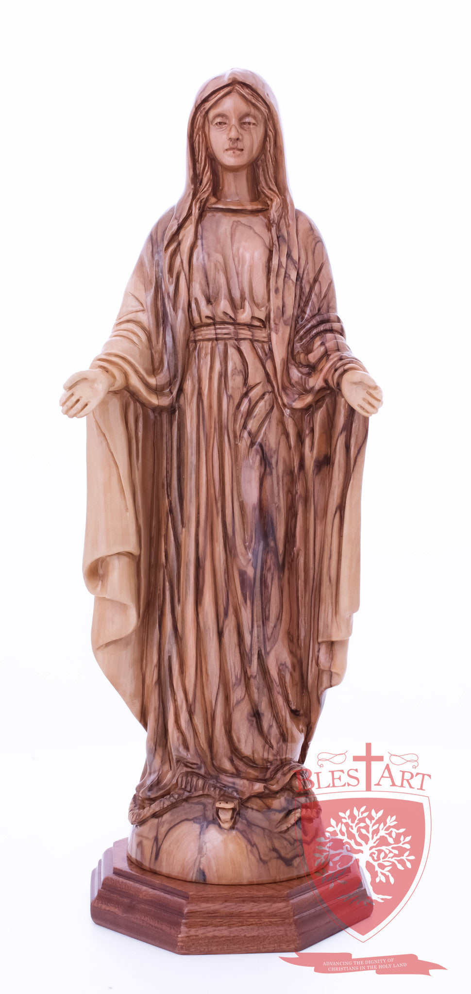 Blessed Mother Mary - Olive wood