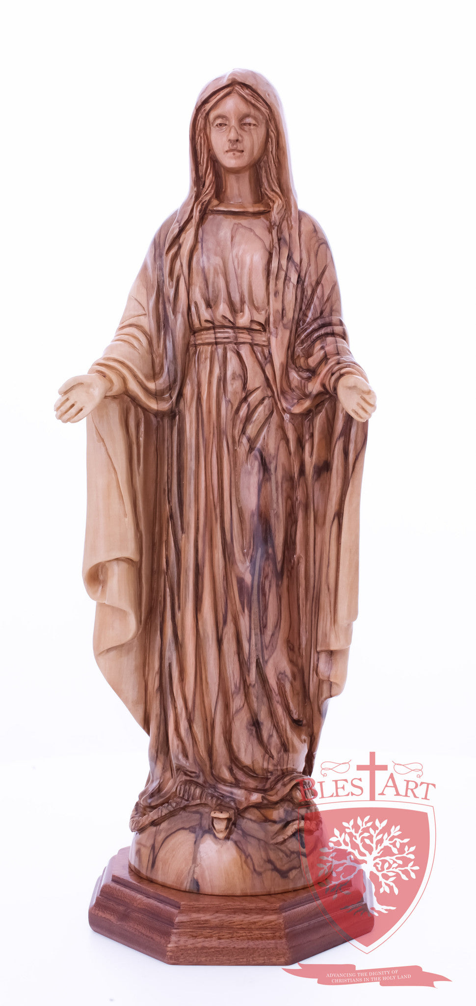 Blessed Mother Mary - Olive wood