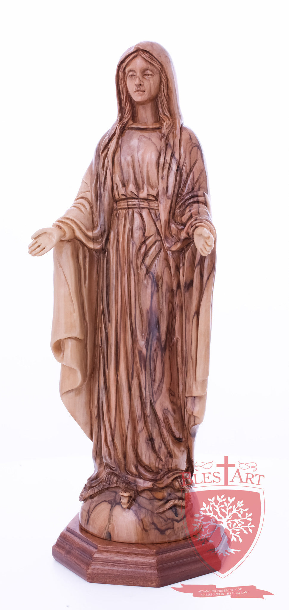 Blessed Mother Mary - Olive wood