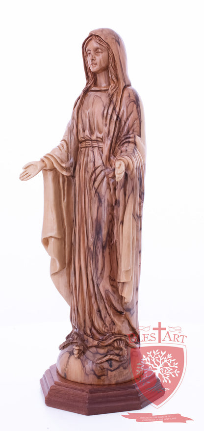 Blessed Mother Mary - Olive wood
