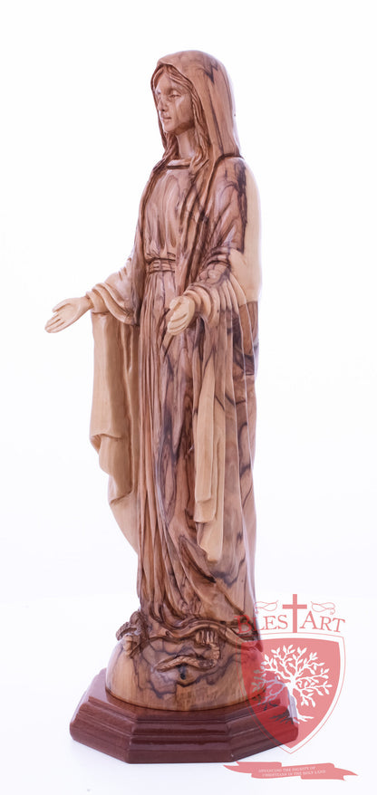 Blessed Mother Mary - Olive wood