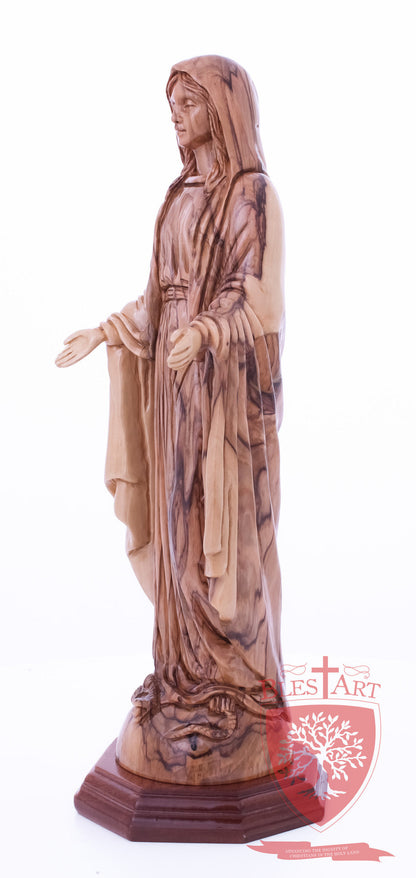 Blessed Mother Mary - Olive wood