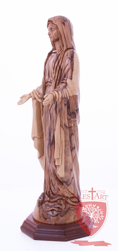 Blessed Mother Mary - Olive wood