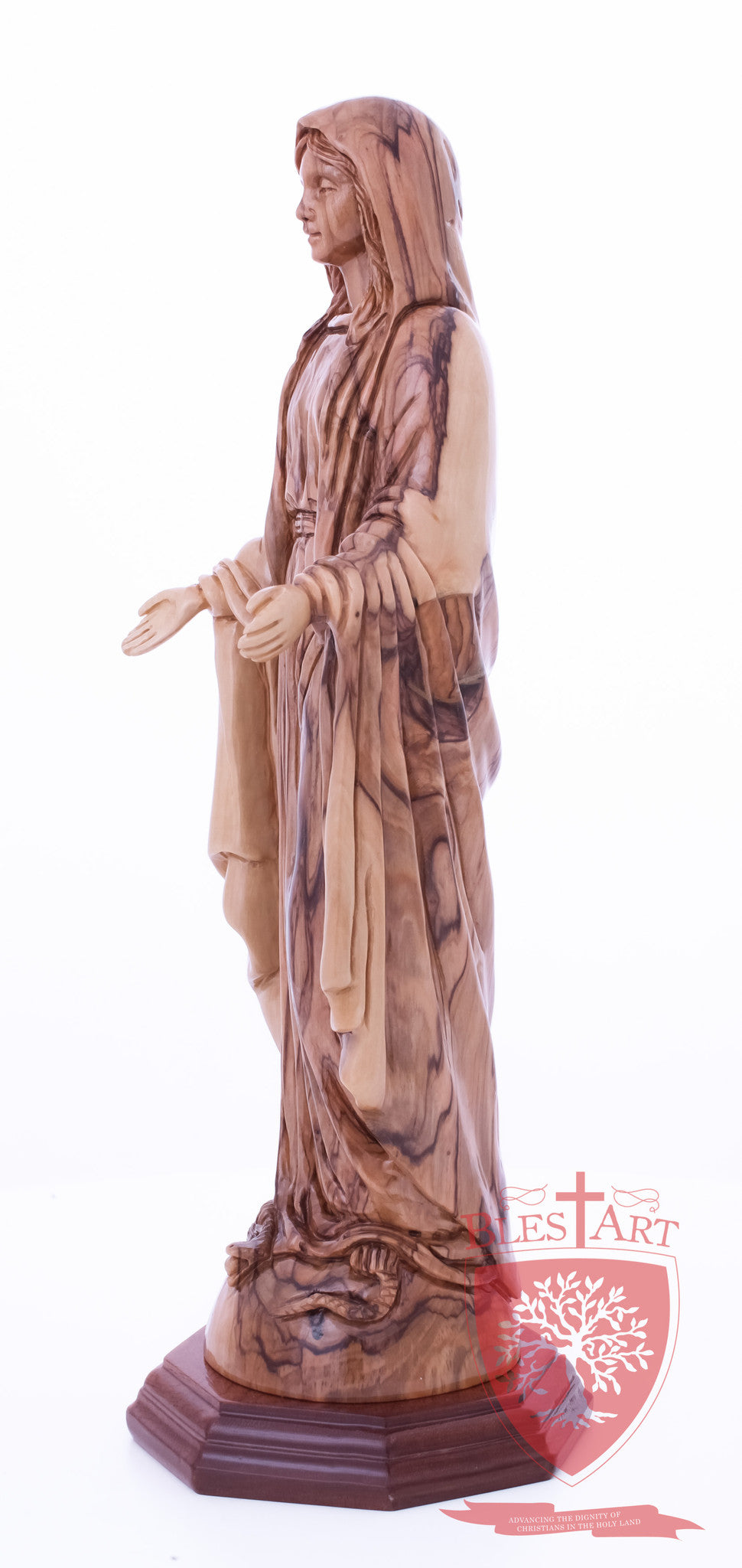 Blessed Mother Mary - Olive wood