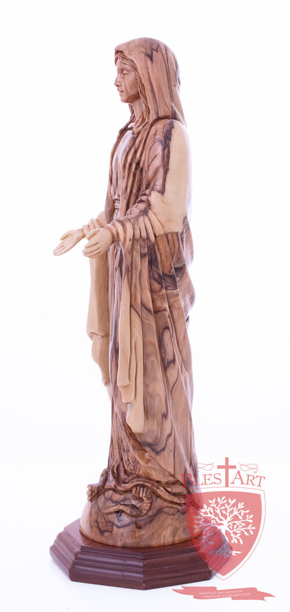 Blessed Mother Mary - Olive wood