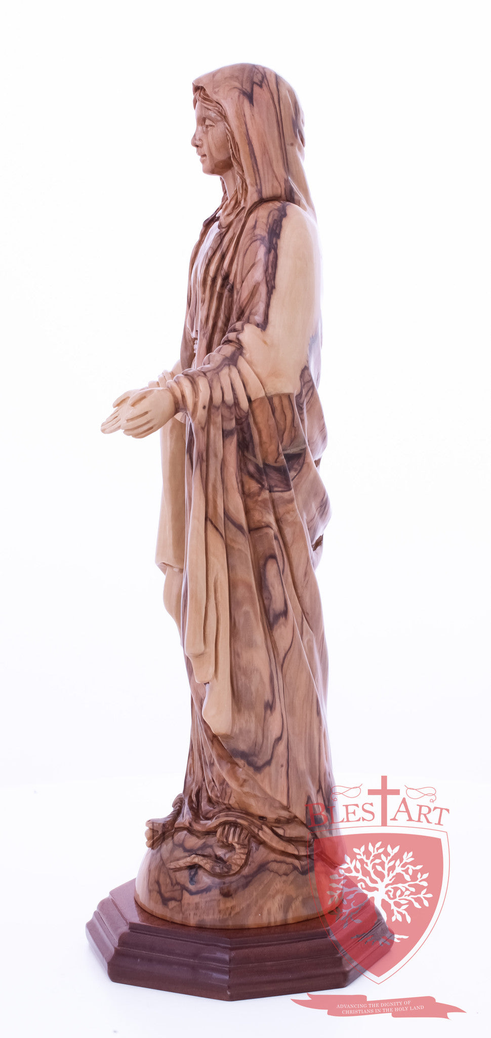 Blessed Mother Mary - Olive wood