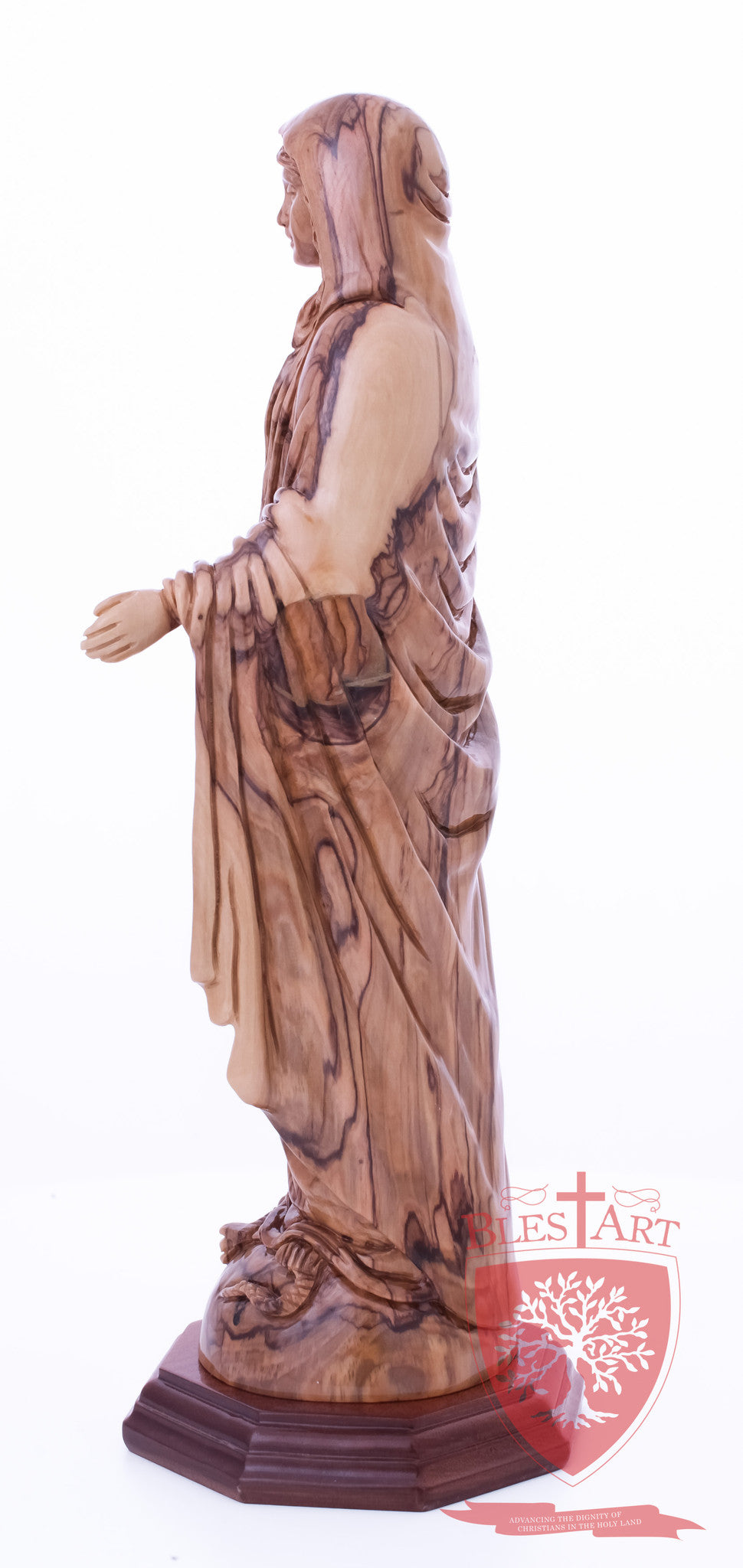 Blessed Mother Mary - Olive wood