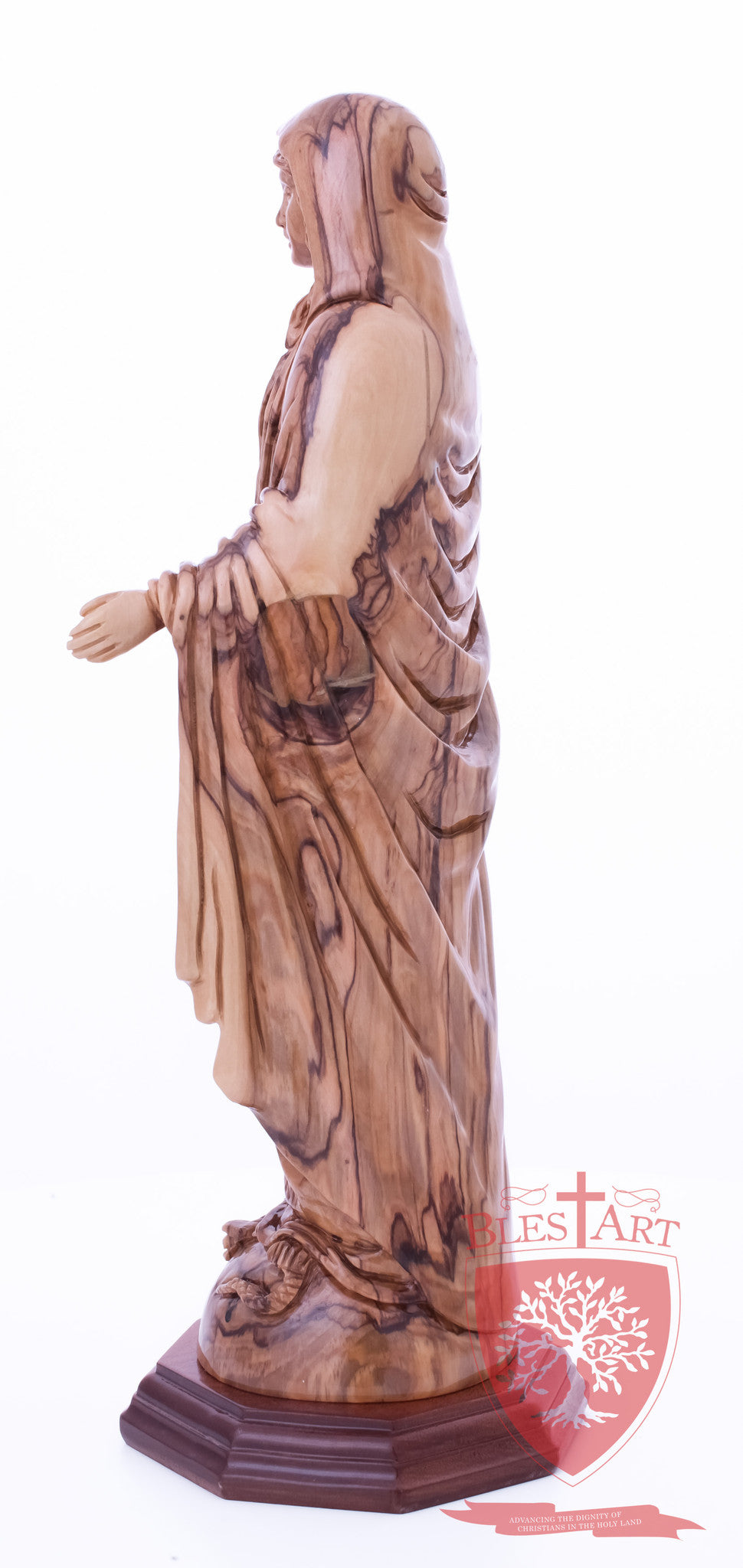 Blessed Mother Mary - Olive wood