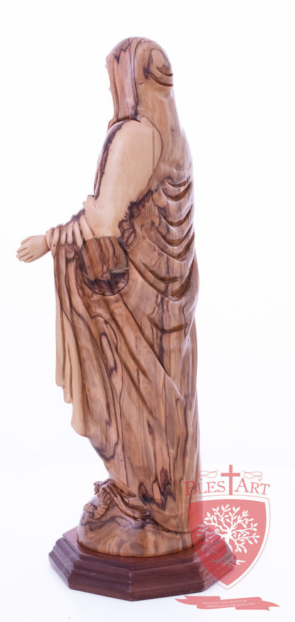 Blessed Mother Mary - Olive wood