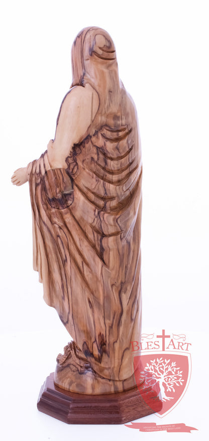 Blessed Mother Mary - Olive wood