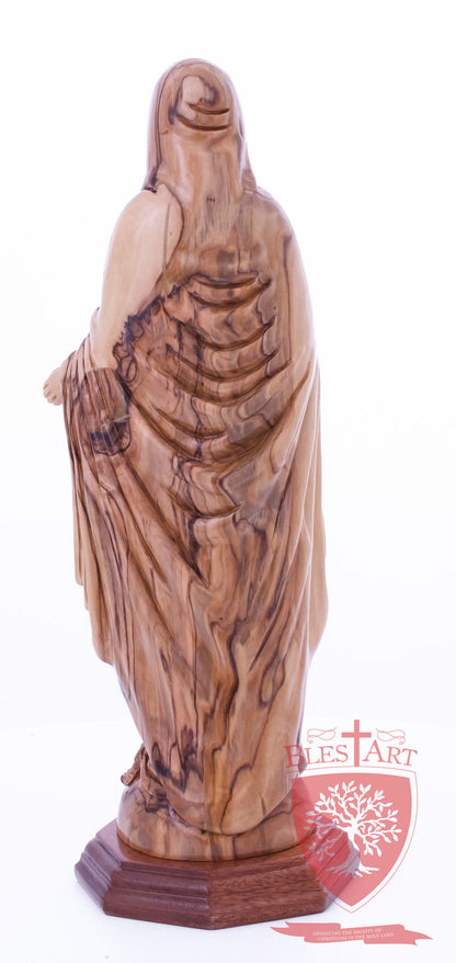 Blessed Mother Mary - Olive wood