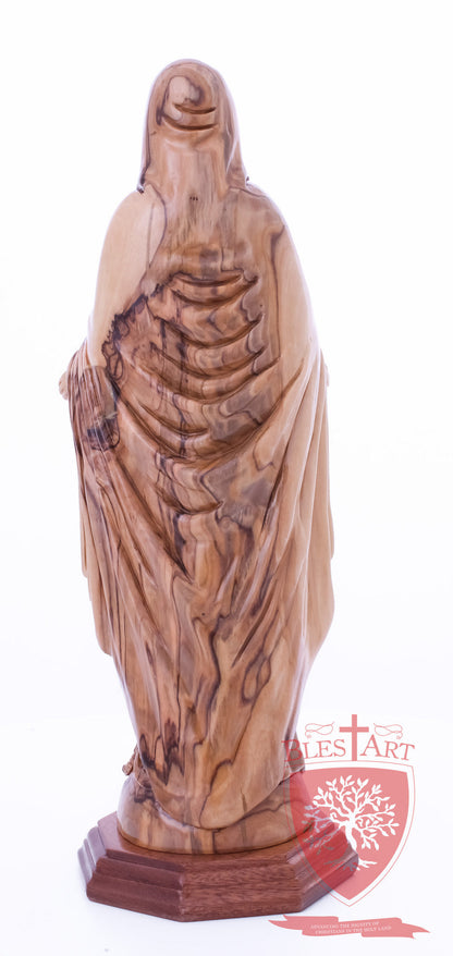 Blessed Mother Mary - Olive wood