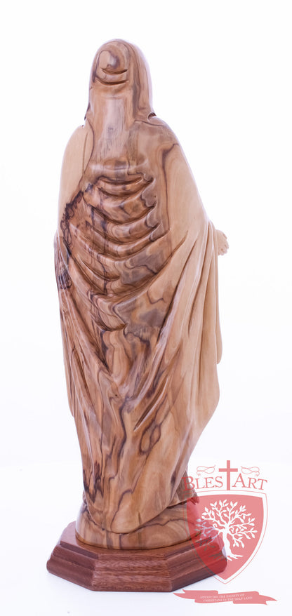 Blessed Mother Mary - Olive wood