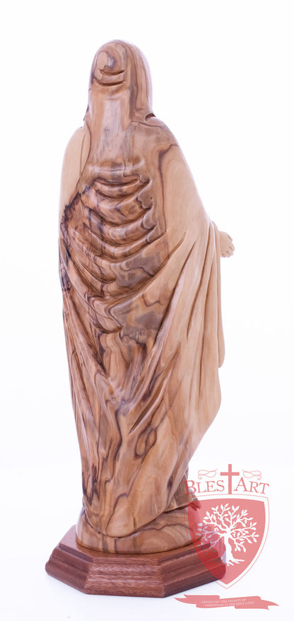 Blessed Mother Mary - Olive wood