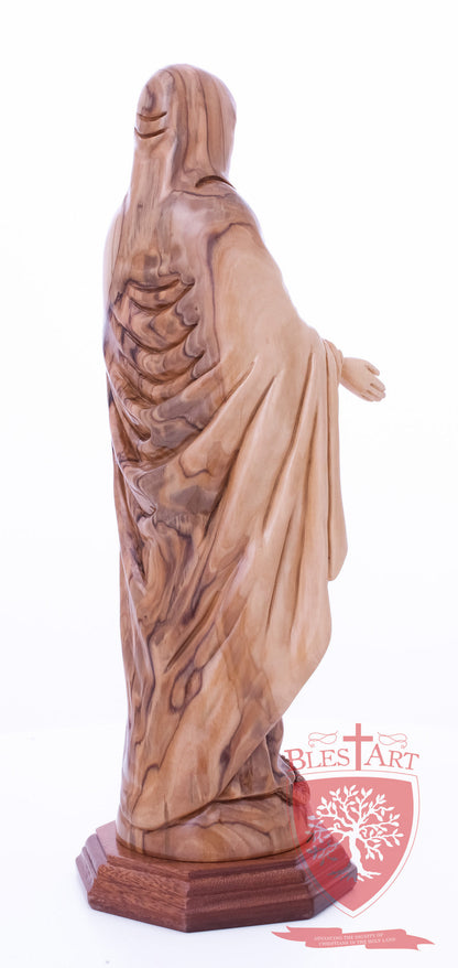 Blessed Mother Mary - Olive wood