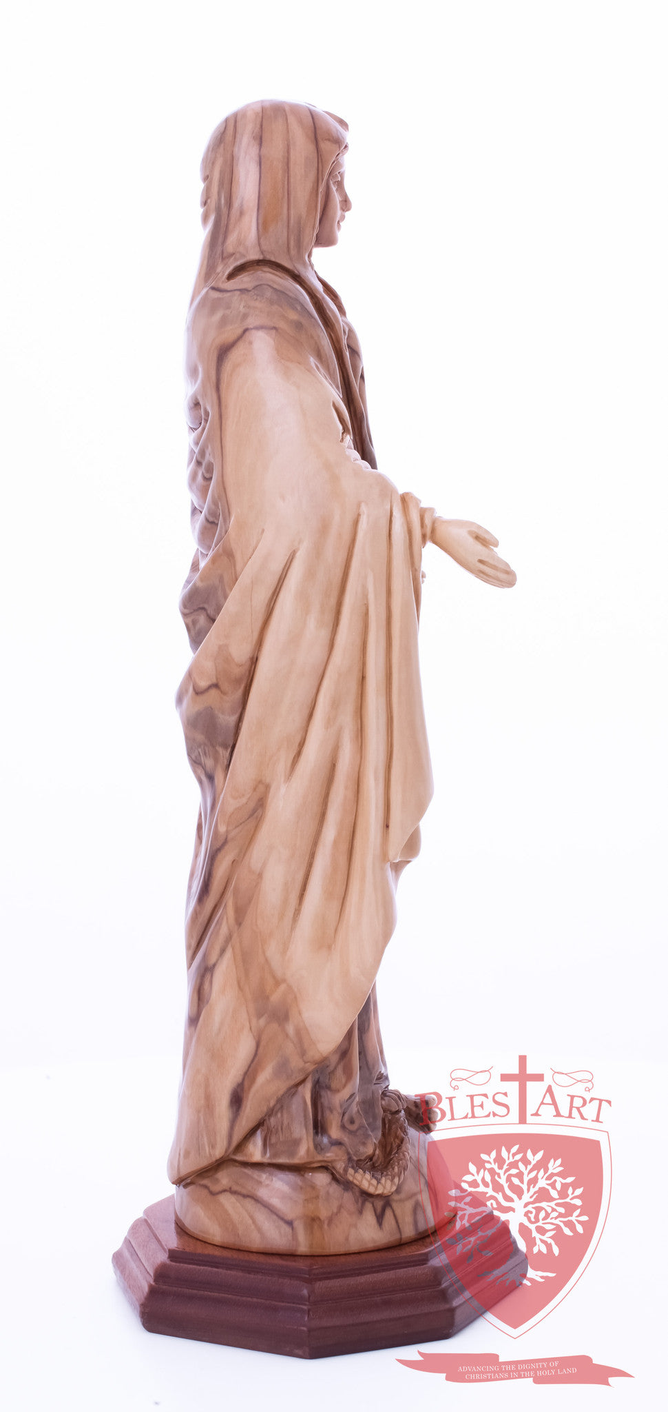 Blessed Mother Mary - Olive wood
