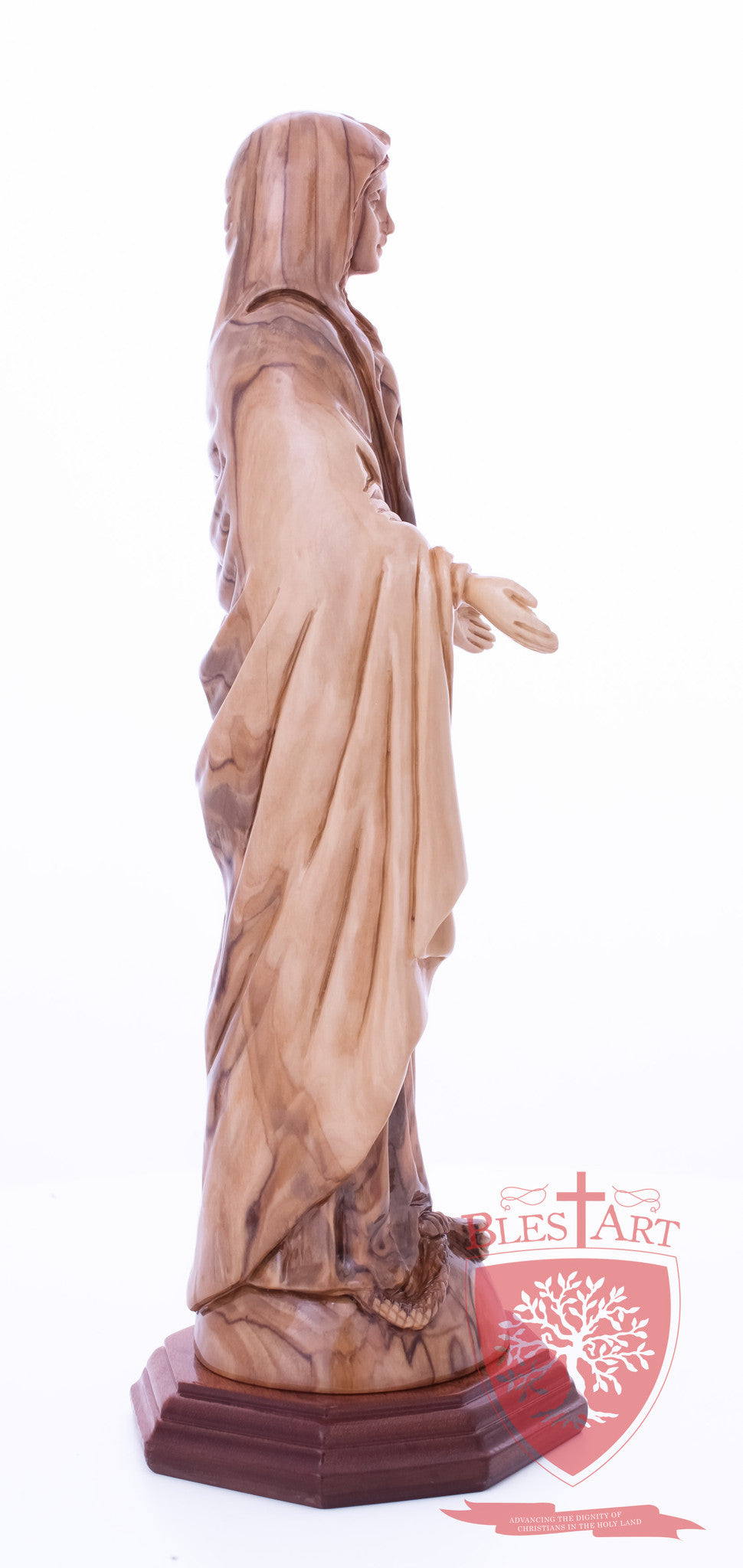 Blessed Mother Mary - Olive wood