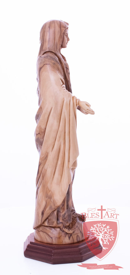 Blessed Mother Mary - Olive wood