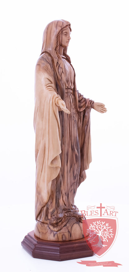 Blessed Mother Mary - Olive wood