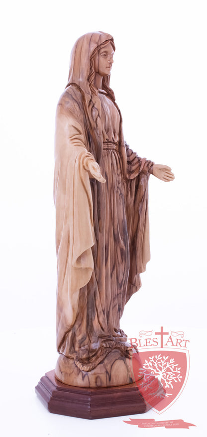 Blessed Mother Mary - Olive wood