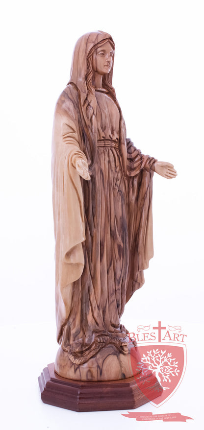 Blessed Mother Mary - Olive wood
