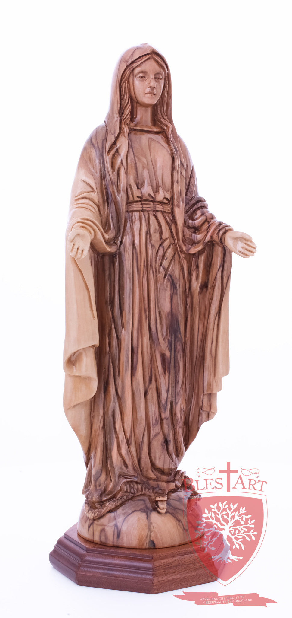 Blessed Mother Mary - Olive wood