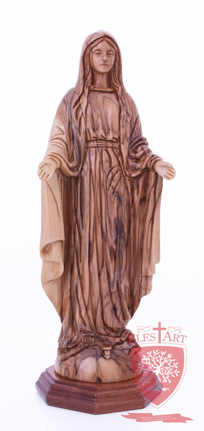 Blessed Mother Mary - Olive wood