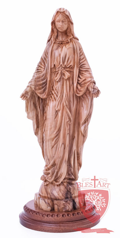 Blessed Mother Mary - Olive wood