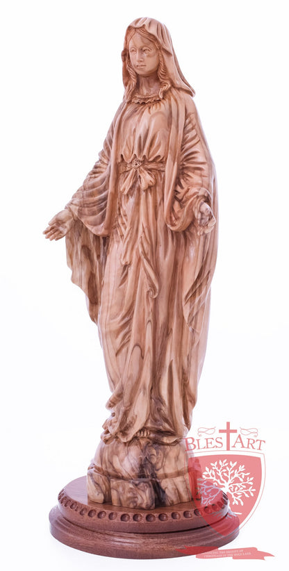 Blessed Mother Mary - Olive wood