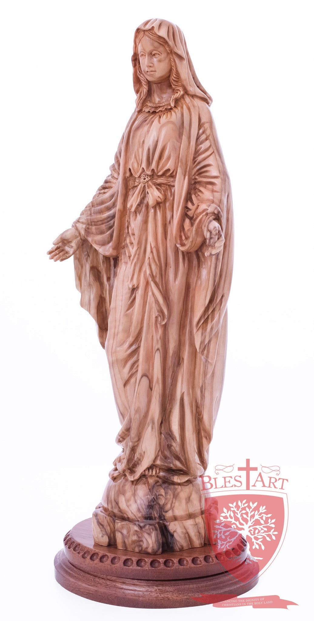 Blessed Mother Mary - Olive wood