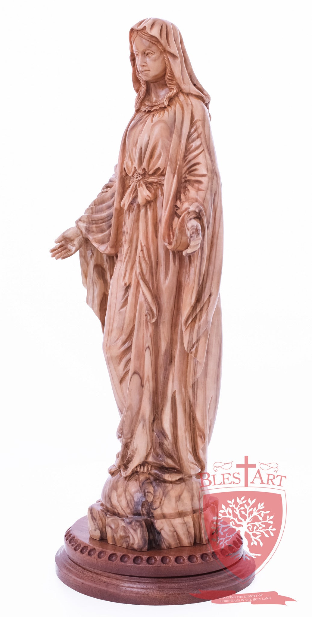 Blessed Mother Mary - Olive wood