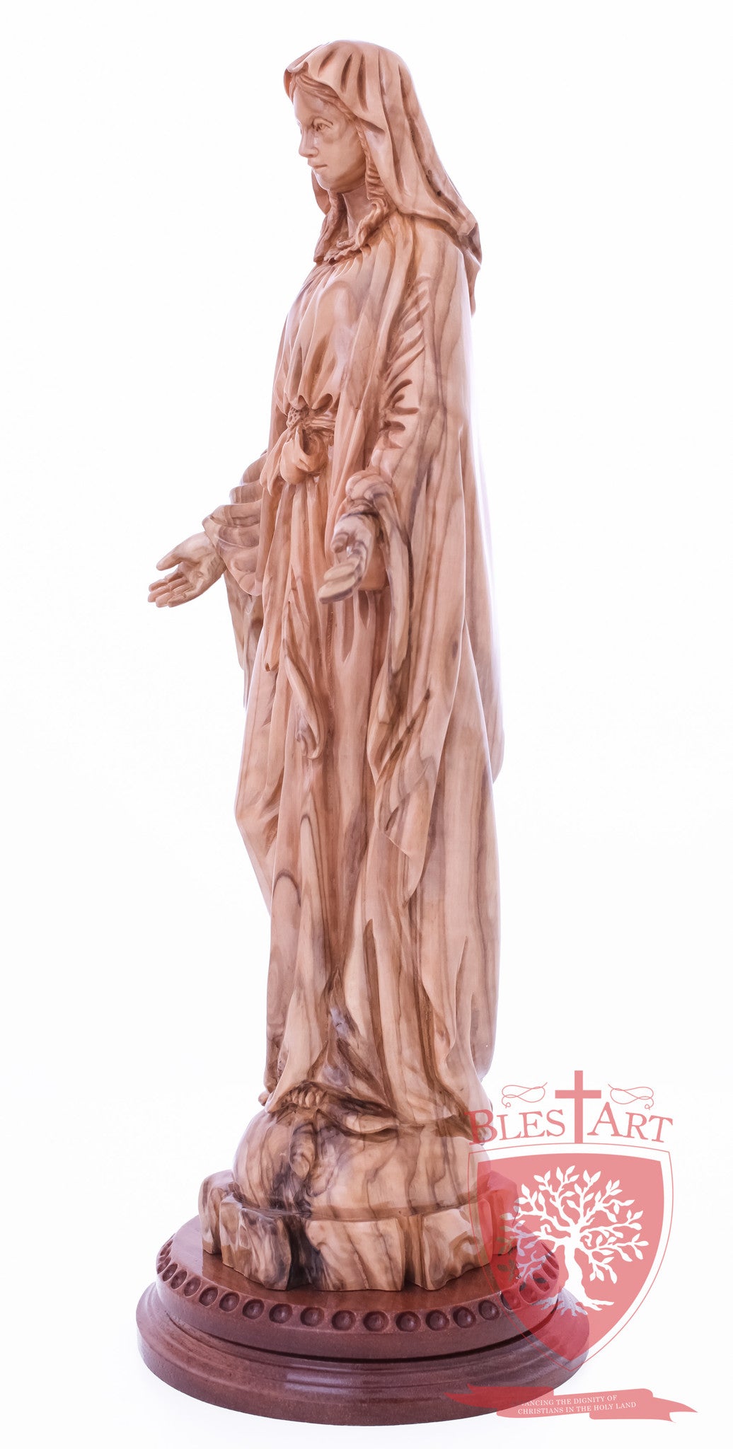 Blessed Mother Mary - Olive wood