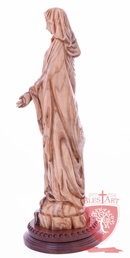 Blessed Mother Mary - Olive wood
