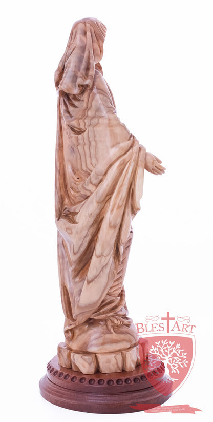 Blessed Mother Mary - Olive wood