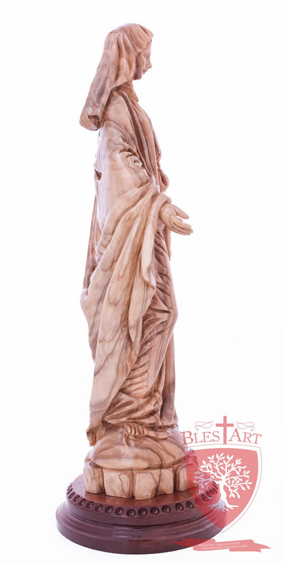 Blessed Mother Mary - Olive wood