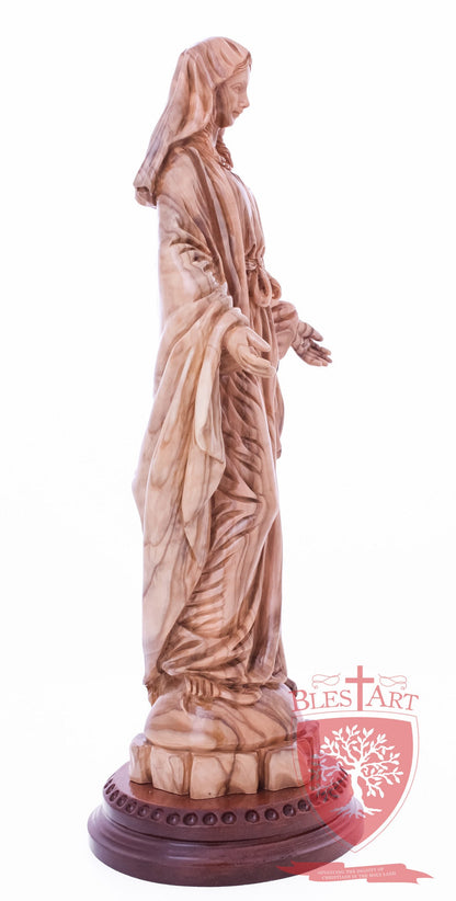 Blessed Mother Mary - Olive wood