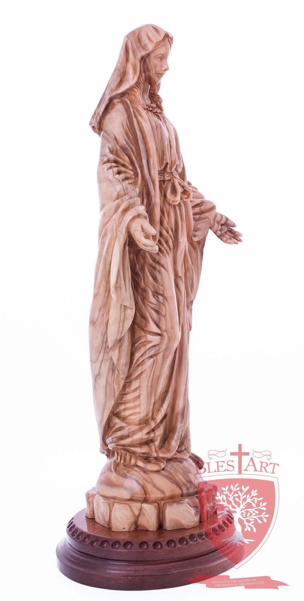 Blessed Mother Mary - Olive wood