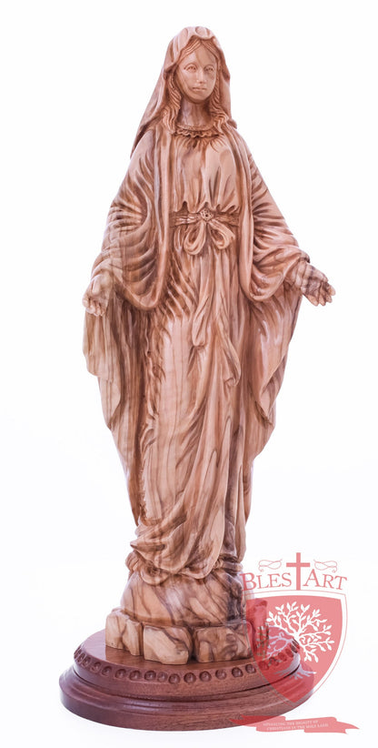 Blessed Mother Mary - Olive wood