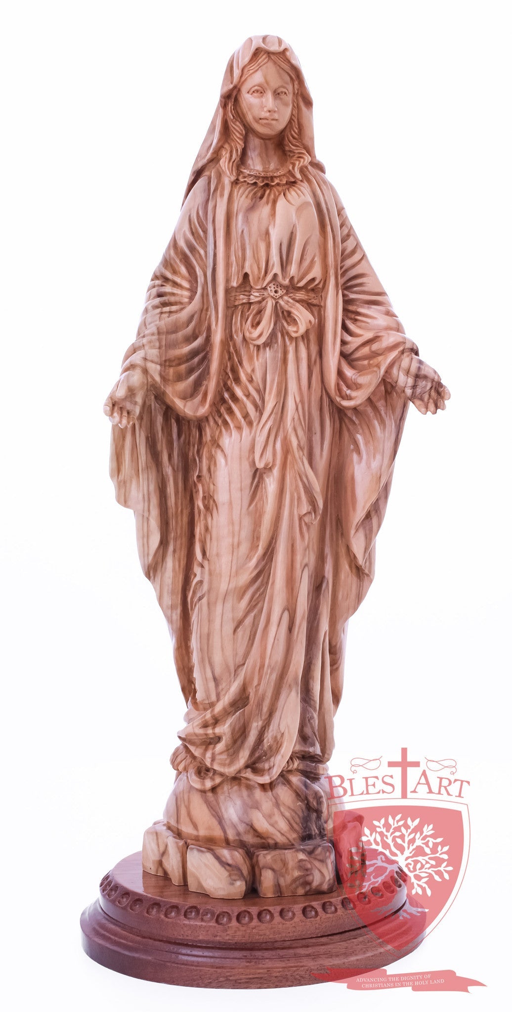 Blessed Mother Mary - Olive wood