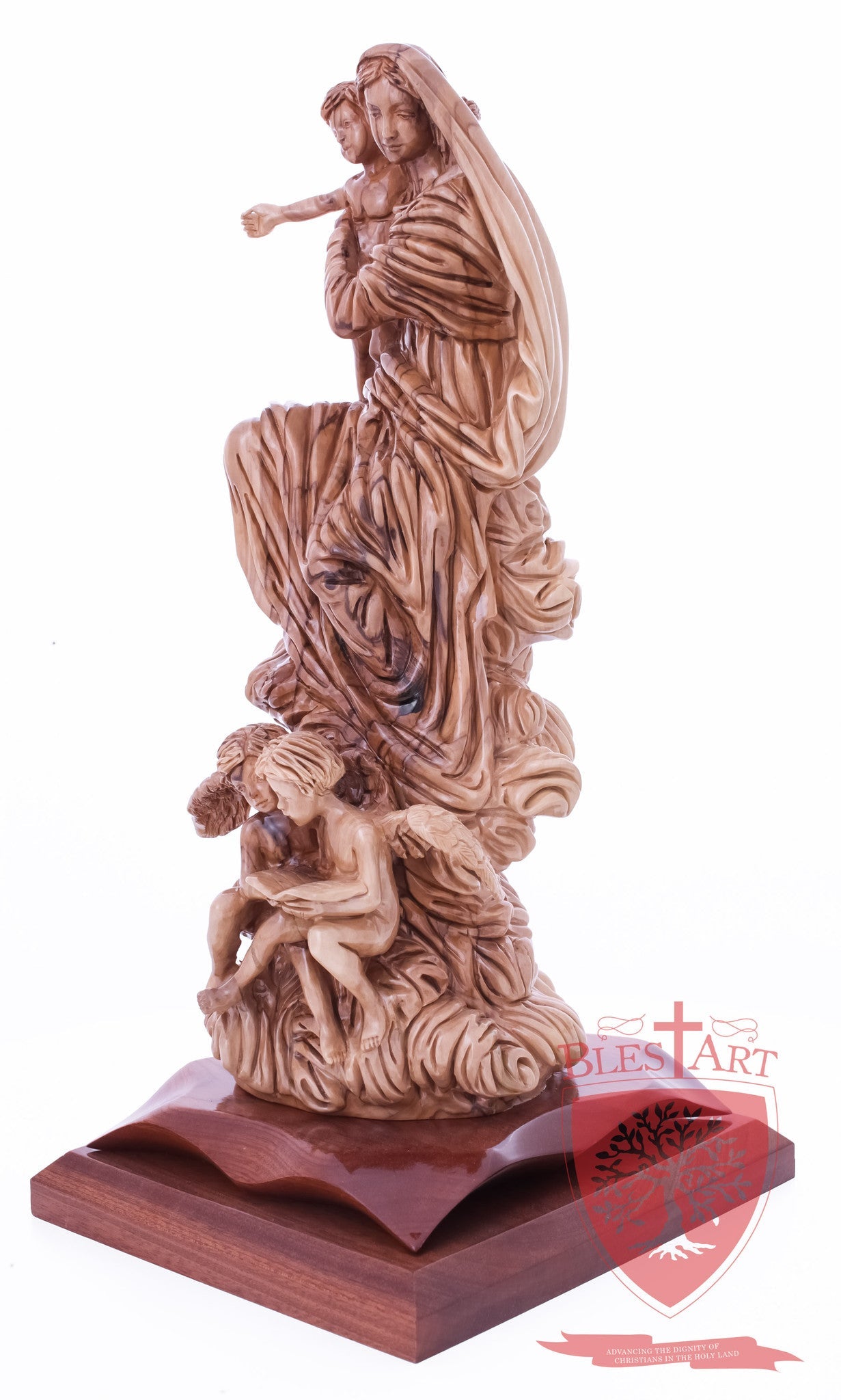 Blessed Virgin Mary with Angels, Museum quality