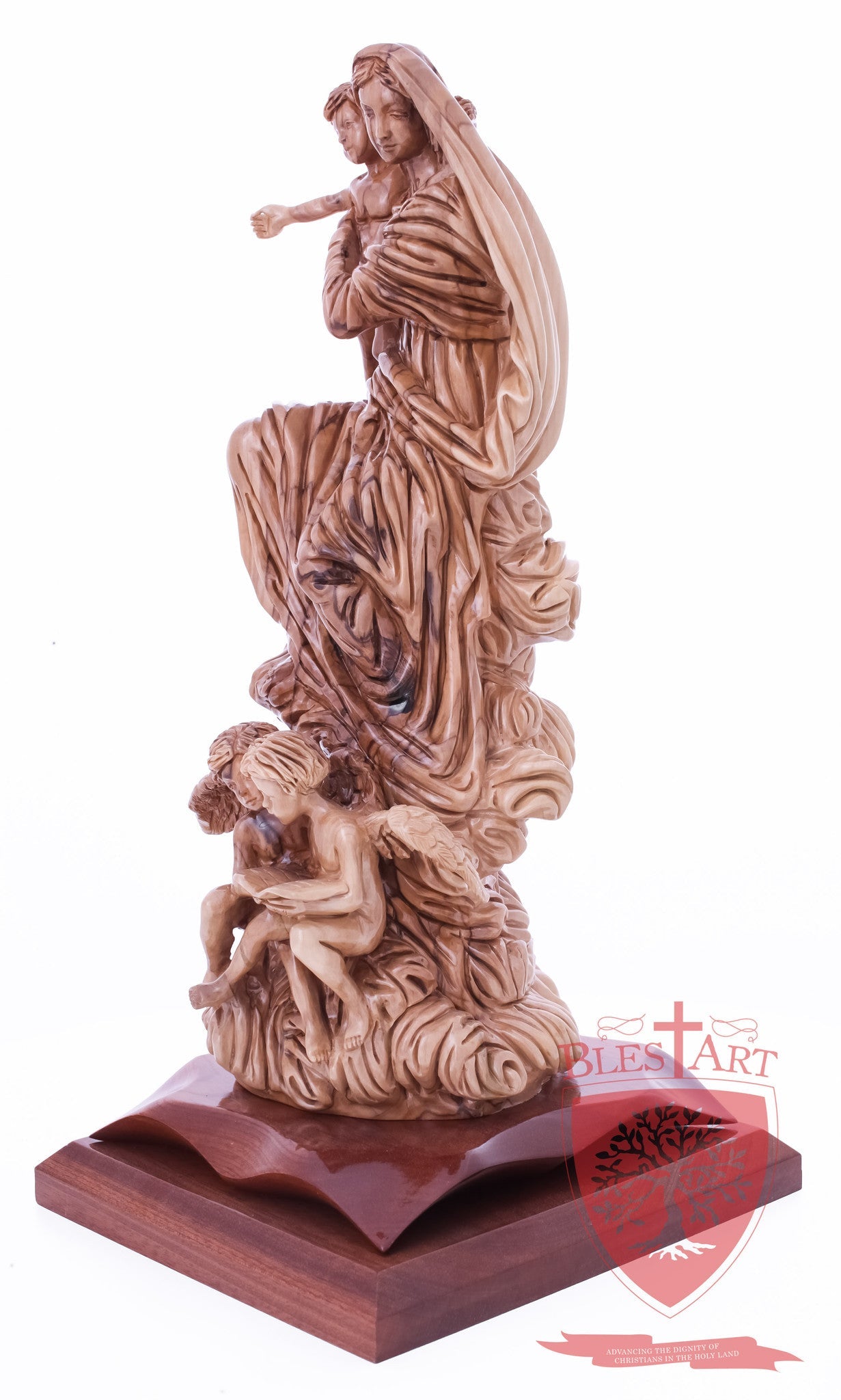 Blessed Virgin Mary with Angels, Museum quality