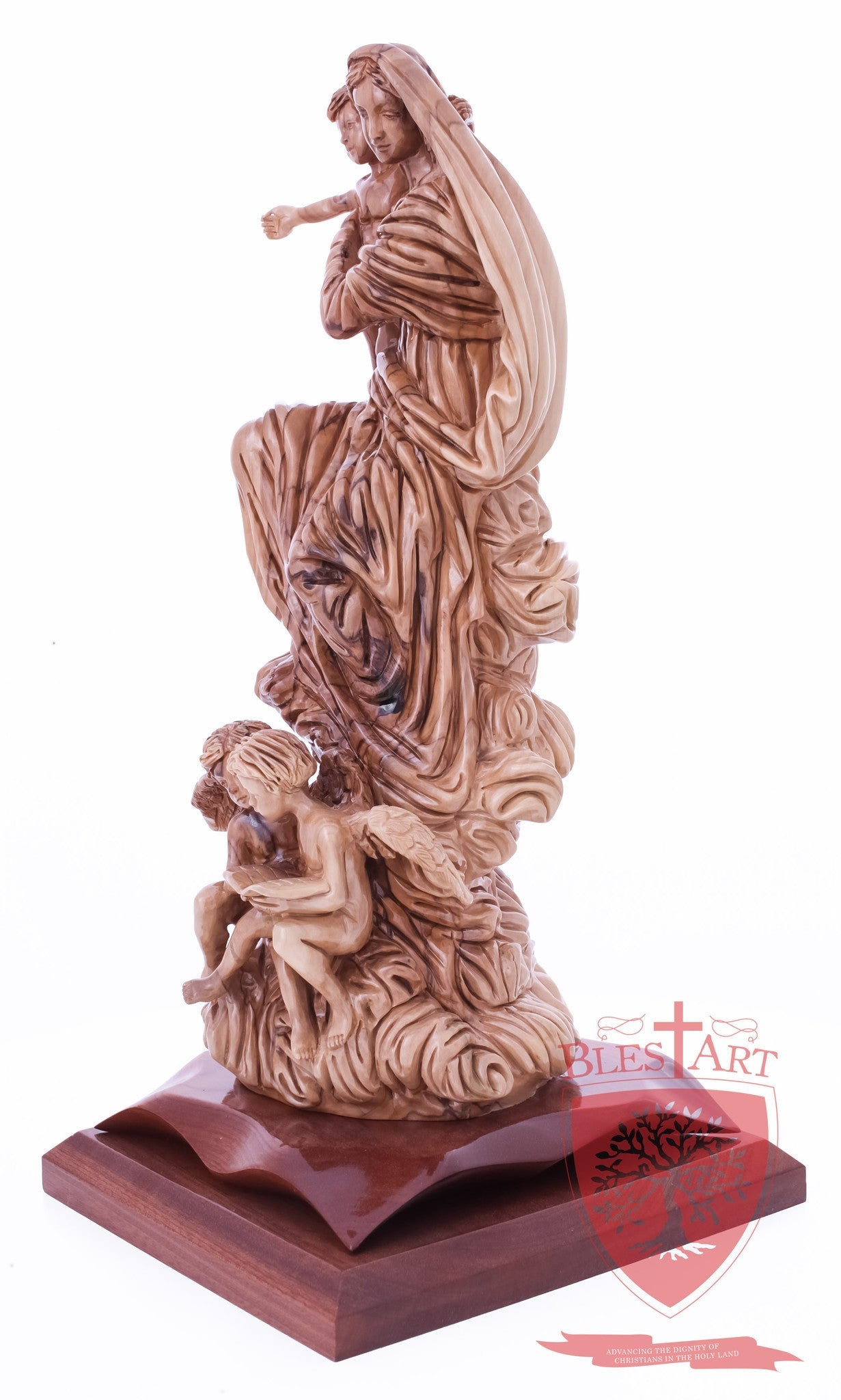 Blessed Virgin Mary with Angels, Museum quality