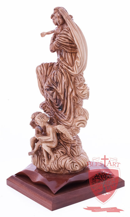 Blessed Virgin Mary with Angels, Museum quality