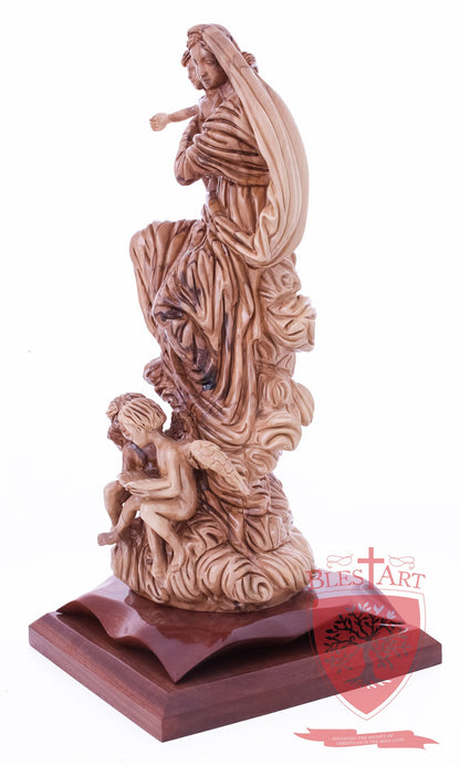 Blessed Virgin Mary with Angels, Museum quality