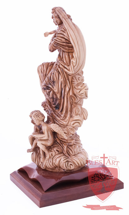 Blessed Virgin Mary with Angels, Museum quality