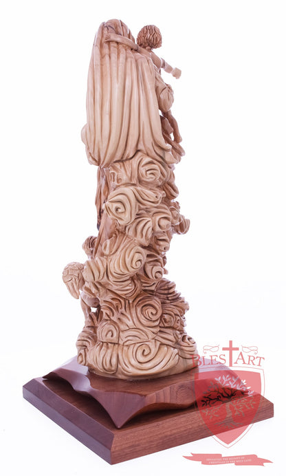 Blessed Virgin Mary with Angels, Museum quality