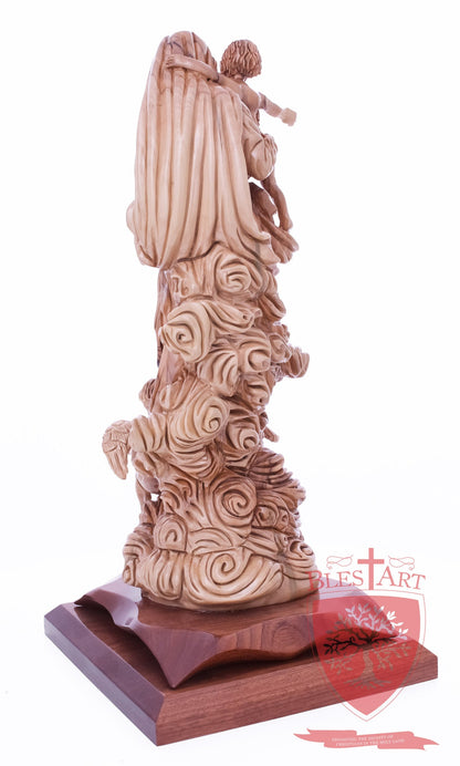 Blessed Virgin Mary with Angels, Museum quality