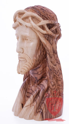 Bust of Jesus, Size: 4" 3.5" 9"